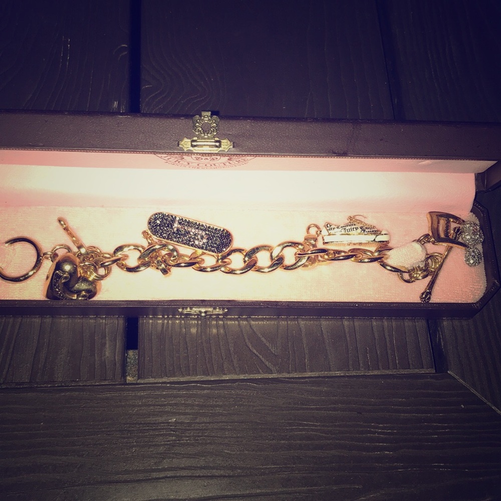 Juicy Couture Gold Charm Bracelet